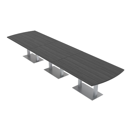 Skutchi Designs 45 in W, 166 in L, 29 in H, Engineered Wood Top, Grey HAR-AREC-46X168-DOU-ASIANNIGHT